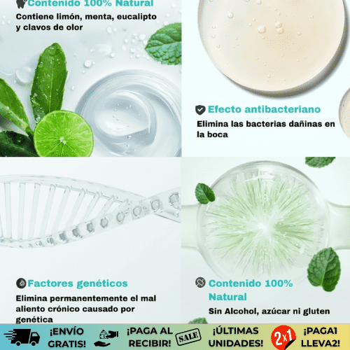 BreatyFresh® OFERTA2X1 | Gotas Orales que Combaten el Mal Aliento
