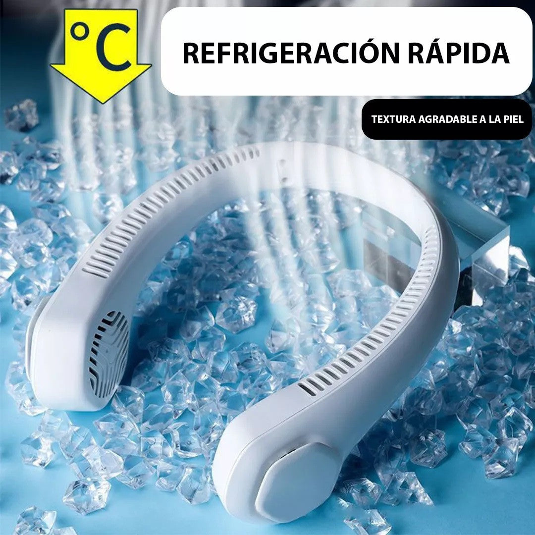 Ventilador Para Cuello Portátil 3 Velocidades