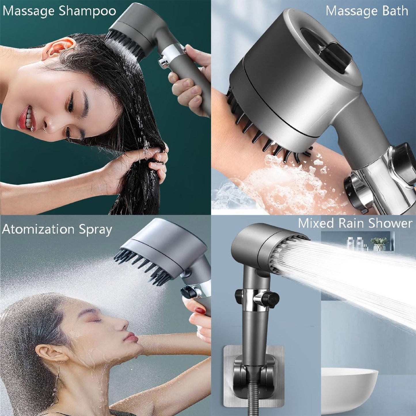 VitalShower™: Cabezal de Ducha con Filtro Purificador y Masaje + Regalo Especial