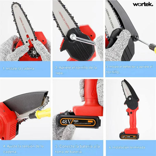 Motosierra Wortek™ | El mejor aliado para tu jardín + Maletín gratis