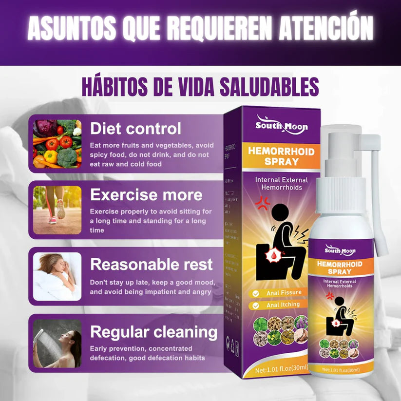 HemoSpray® - Spray para Alivio Rápido de las Hemorroides