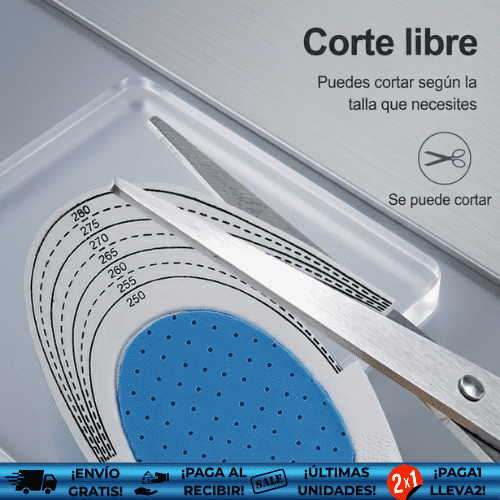 PlantiX™ OFERTA 2X1 | Plantillas Ortopédicas Alivian Dolor y Fascitis Plantar