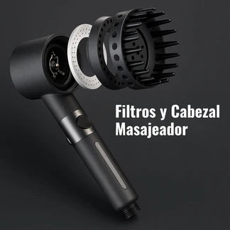 VitalShower™: Cabezal de Ducha con Filtro Purificador y Masaje + Regalo Especial