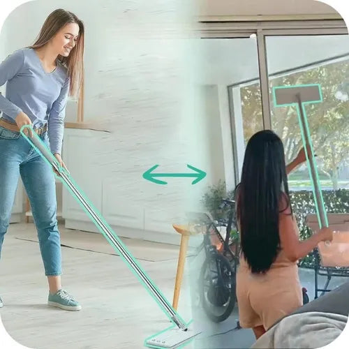Trapeador Giratorio con Escurridor Automático 3X1 ¡50% Off!