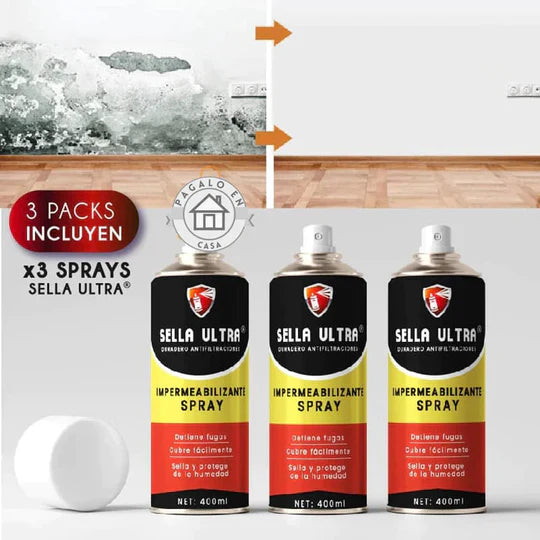 Spray Anti Fugas | Sellador Impermeabilizante Multiusos ¡50% Off!