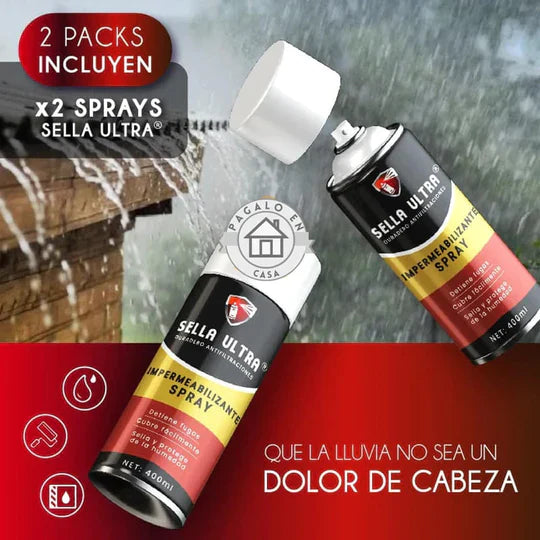 Spray Anti Fugas | Sellador Impermeabilizante Multiusos ¡50% Off!