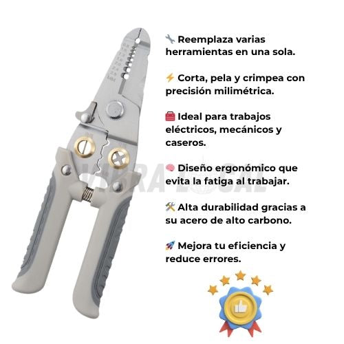 Gripnex® | Alicate Multipropósito 8 en 1 para Todo Tipo de Trabajo ¡50% Off!