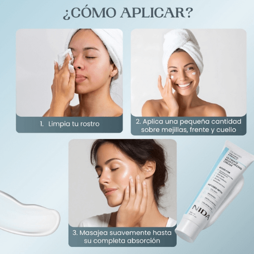 Nida™ | Recupera hidratación y flexibilidad para una piel más firme, luminosa y joven