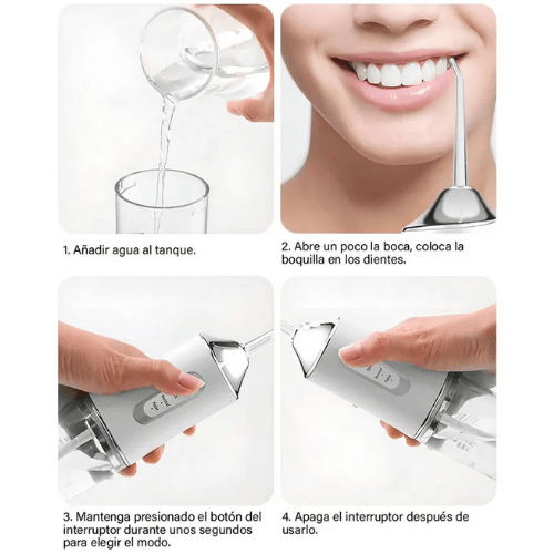 OralPure™ | La limpieza del futuro en la palma de tu mano +3 BOQUILLAS GRATIS