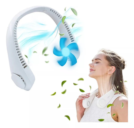 Ventilador Para Cuello Portátil 3 Velocidades