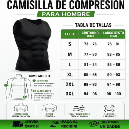 CamiFit™ | Camisilla de compresión para vestir mejor ¡OFERTA 2X1!