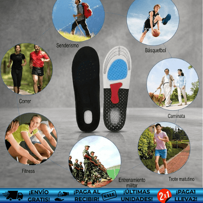 PlantiX™ OFERTA 2X1 | Plantillas Ortopédicas Alivian Dolor y Fascitis Plantar