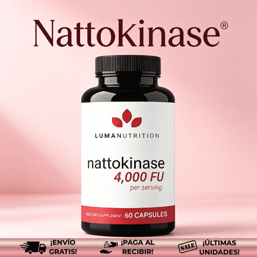 NattoKinase® | Limpiador vascular, reduce el colesterol, la presión arterial y mejora la salud del corazón.