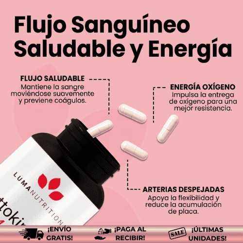 NattoKinase® | Limpiador vascular, reduce el colesterol, la presión arterial y mejora la salud del corazón.