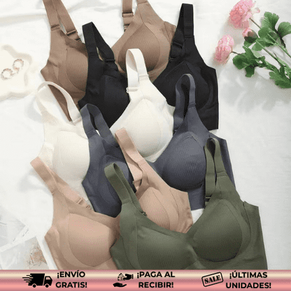 eoact® | Sostén push-up ultra cómodo con tiras de gel