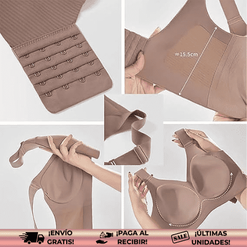 eoact® | Sostén push-up ultra cómodo con tiras de gel