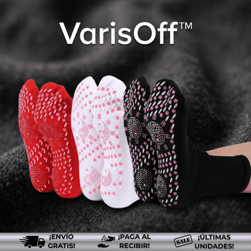 VarisOff™ | Medias con Tecnología de Drenaje y Acupresión para Piernas Libres de Varices