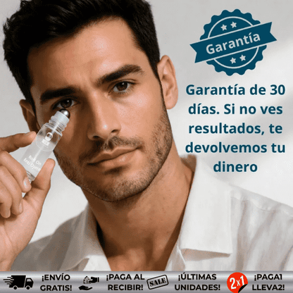 OMstyle™ | Roll On Anti Ojeras con Ácido Hialurónico y Cafeína. Tratamiento Desinflamante.
