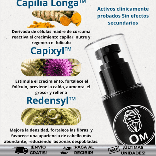 OmHair® | Tratamiento eficaz para caída del cabello