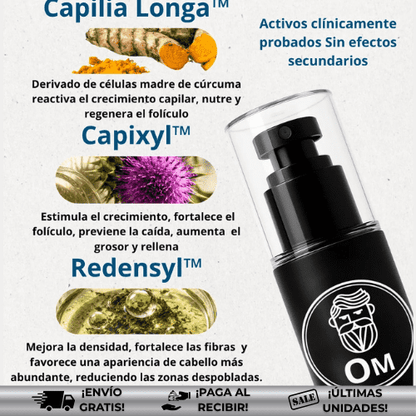 OmHair® | Tratamiento eficaz para caída del cabello