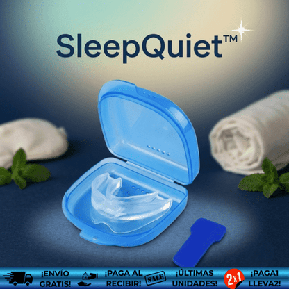 SleepQuiet™ ¡Oferta 2x1! | Dispositivo Bucal Anti-Ronquidos