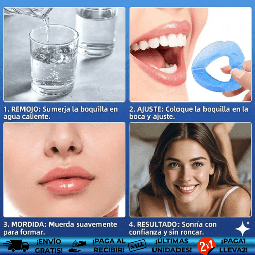 SleepQuiet™ ¡Oferta 2x1! | Dispositivo Bucal Anti-Ronquidos