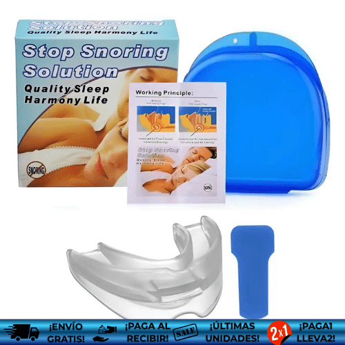 SleepQuiet™ ¡Oferta 2x1! | Dispositivo Bucal Anti-Ronquidos