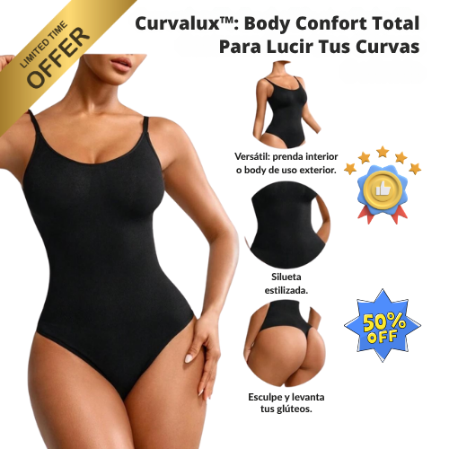 Curvalux™ | Body Confort Total Ideal Para Cualquier Outfit ¡50% Off!
