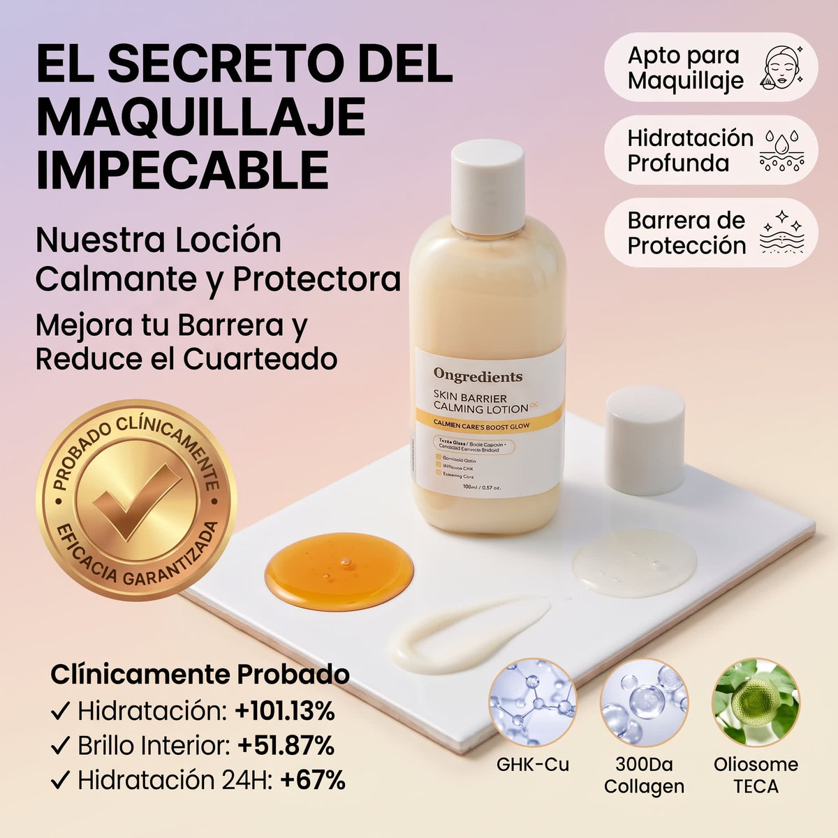 Calma® | El Secreto del Maquillaje Impecable en Loción Protectora