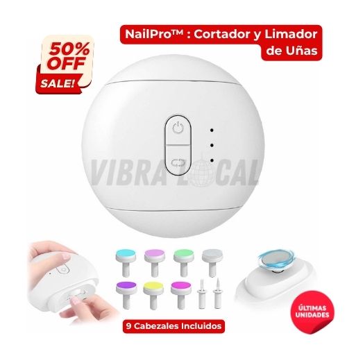 NailPro™ 2 en 1: Cortador y Limador de Uñas ¡50% Off!