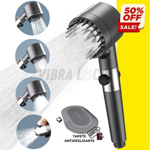 VitalShower™: Cabezal de Ducha con Filtro Purificador y Masaje + Regalo Especial