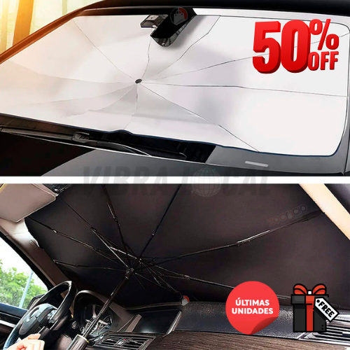 CoolCar® | Parasol Plegable Anti Rayos UV para Carro + Regalo