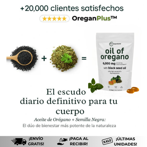OreganPlus™ | El remedio ancestral que cuida tu cuerpo