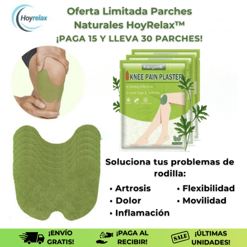 HoyRelax™ | Olvídate de tus dolores de rodilla ¡OFERTA 2x1!