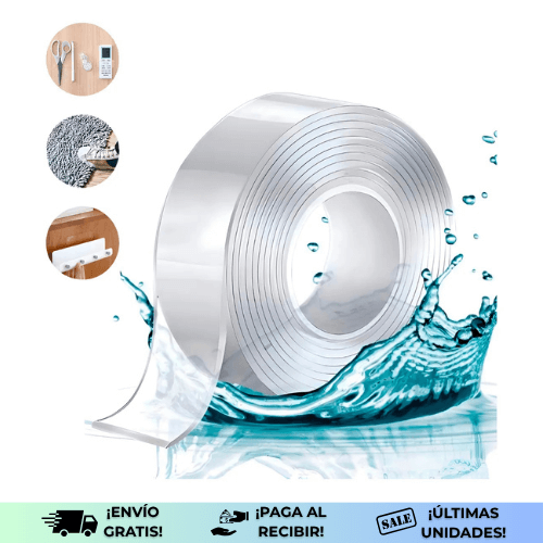 NanoTape™ | Sin herramientas, sin daños, sin complicaciones. Solo pégalo y vive tranquilo.