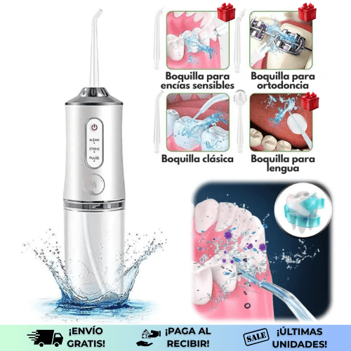 OralPure™ | La limpieza del futuro en la palma de tu mano +3 BOQUILLAS GRATIS