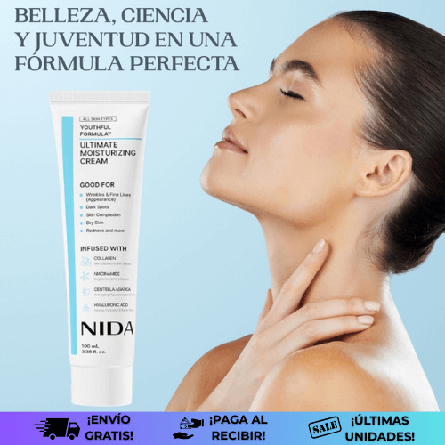 Nida™ | Recupera hidratación y flexibilidad para una piel más firme, luminosa y joven