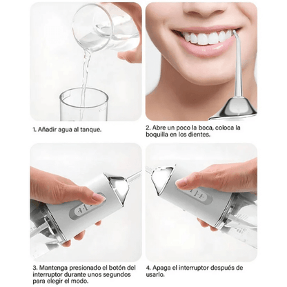 OralPure™ | La limpieza del futuro en la palma de tu mano +3 BOQUILLAS GRATIS