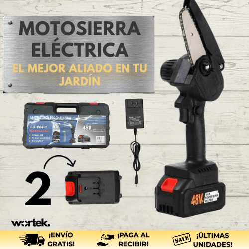 Motosierra Wortek™ | El mejor aliado para tu jardín + Maletín gratis