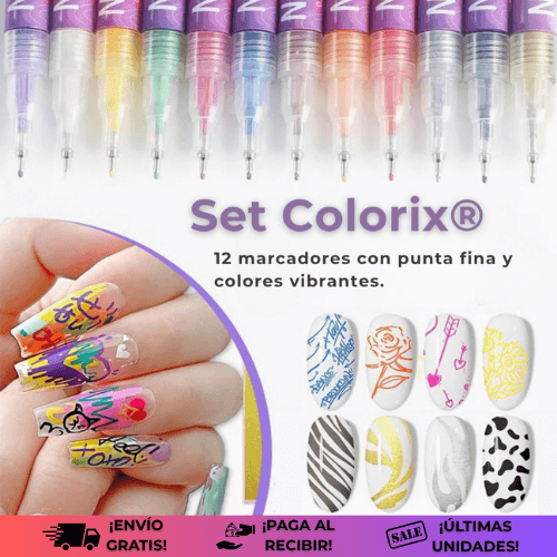 Set Colorix® | Diseña, dibuja y deslumbra