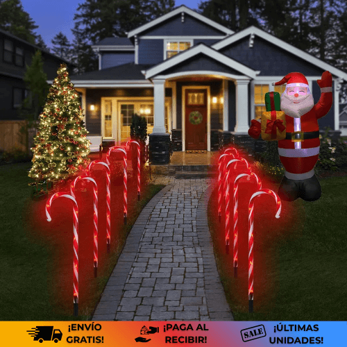 CandyLight™ x10 UND | Se la envidia de tus vecinos esta navidad